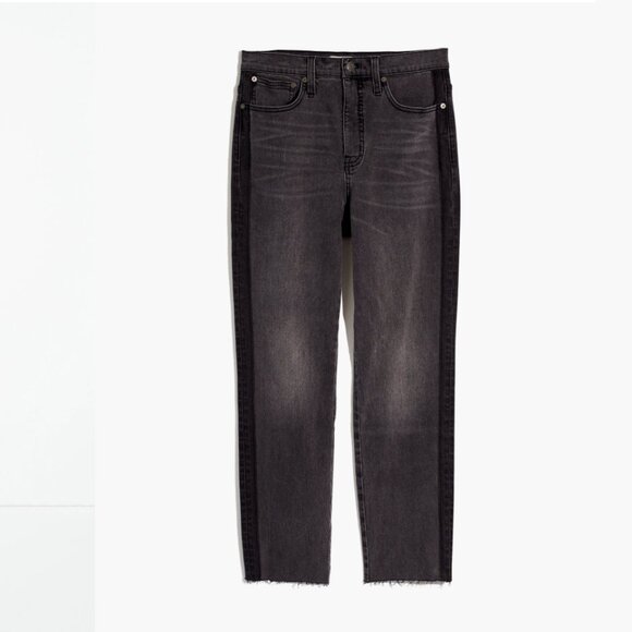Madewell Classic Straight Jeans: Shadow Stripe Edition Size 23 - Picture 1 of 12